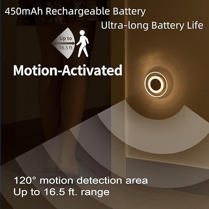 2 Pack Magnetic Motion Sensor Night Light - Image 6