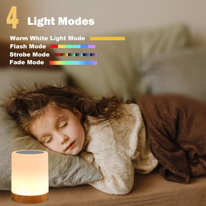 Night Light Touch Sensor Lamp Bedside Table Lamp - Image 4