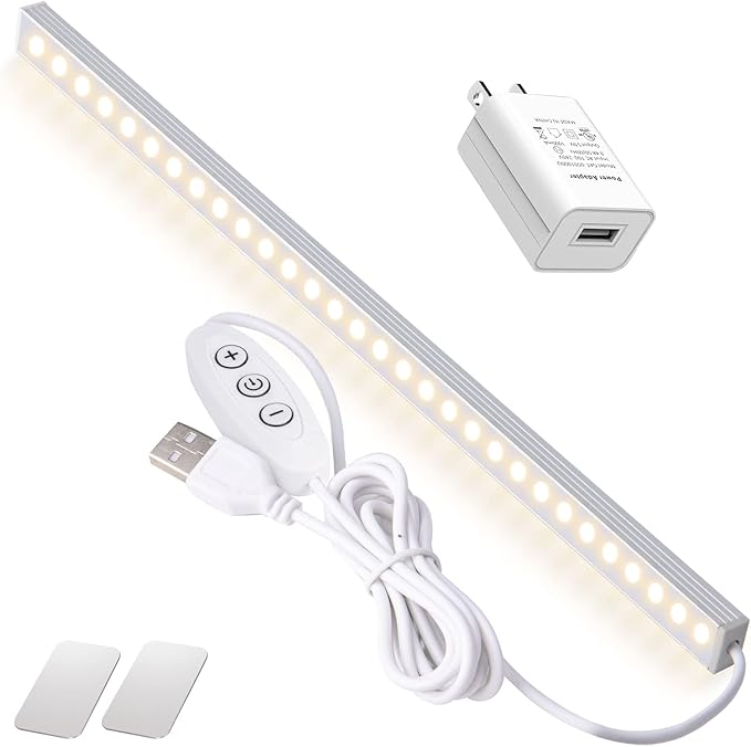 12 Inch Under Cabinet Lighting, Dimmable LED Light Bar by DWEPTU