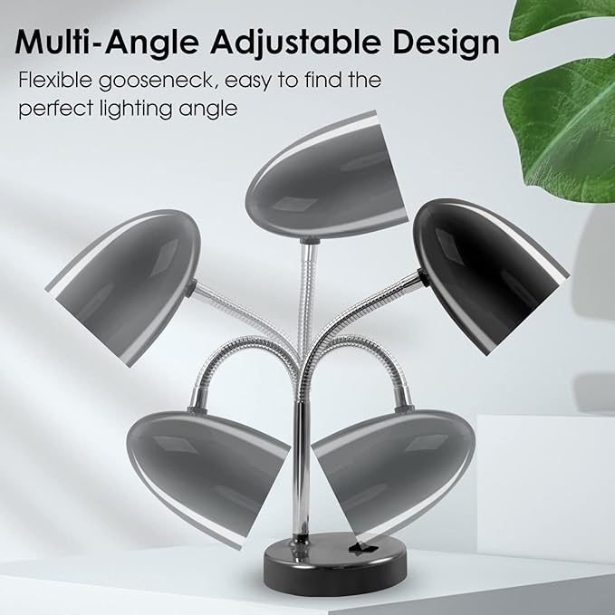 ENERGETIC SMARTER LIGHTING LED Desk Lamp, Flexible Gooseneck - Image 4