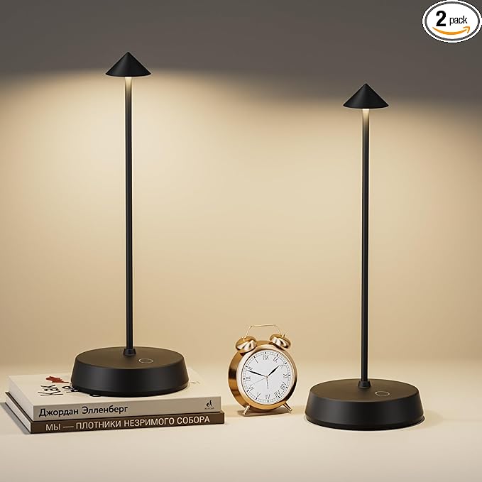 Cordless Table Lamp Rechargeable LED Battery Operated 6000mAh Touch Dimmable by BaiZhouDecorativeLighting