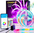 CHARKEE 130ft LED Strips Lights Full Color Sync Music, Dimmable and Color by CHARKEE