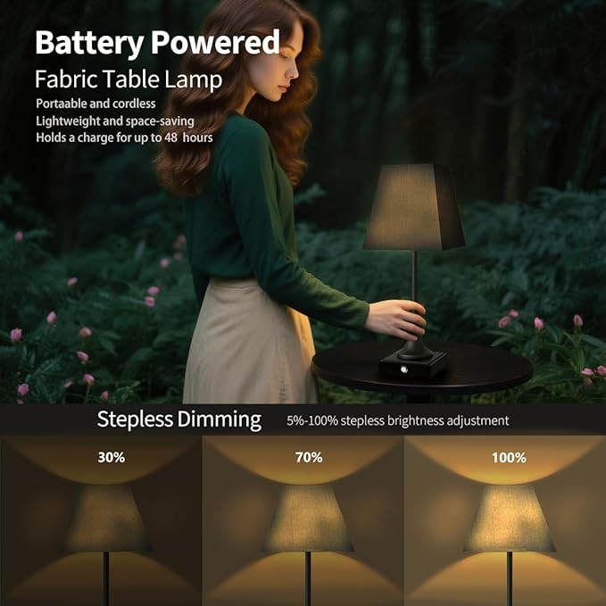 Rechargeable LED Table Lamps - Image 3