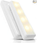 Brilliant Evolution Pack of 2 Wireless LED Stick on Lights Battery Operated by BrilliantEvolution