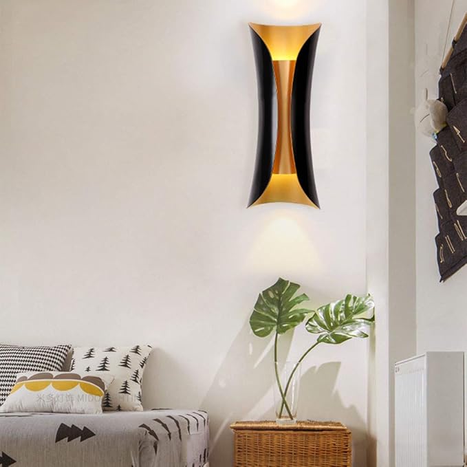 RUNNUP Modern Metal Curl Wall Sconces Indoor Lights Decorative Lamps Night Light - Image 4