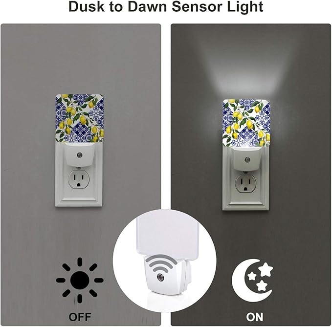 Led Night Light, Lemon Decorative Plug in Nightlights, - Image 3