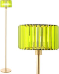 Gold Floor Lamp for Living Room, Vintage Standing Lamp, Mid Century Tall Lamp by Unknown