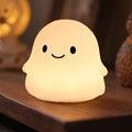 Halloween Ghost Night Light, 50-Hour Battery & Pat Control, Cute Squishy Lamp by Rytinazzz