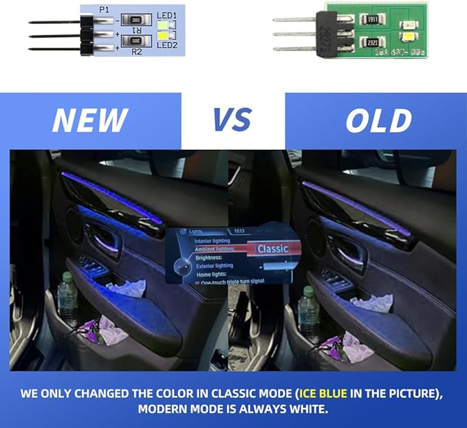 NJSBYL 10PCS Interior Ambient Lighting LED Circuit Board - Image 4