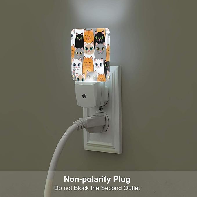 Cats Night Light, Plug Into Wall Decor - Image 5