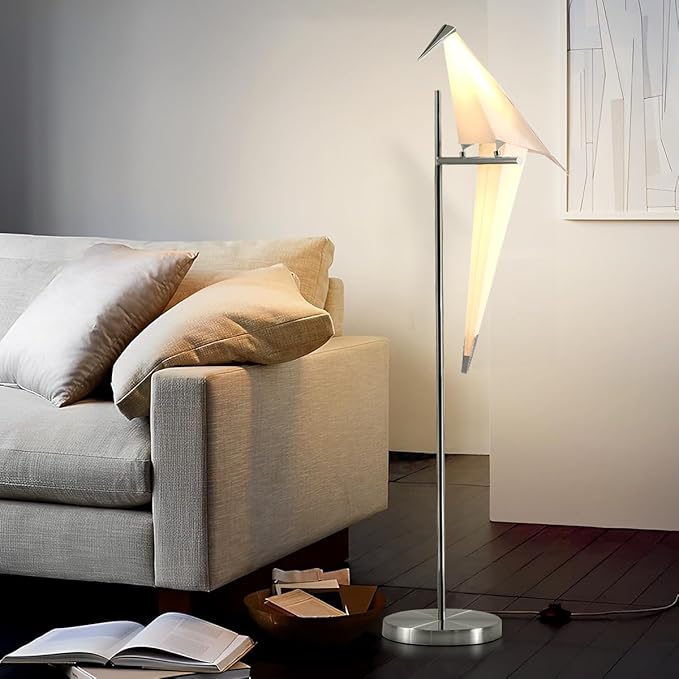 62-Inch Modern LED Bird Floor Lamp - Image 6