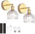 Battery Operated Vintage Wall Sconces by Shenmoyl