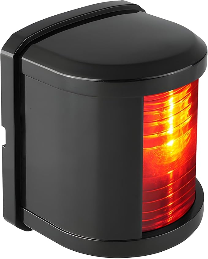 SEAFLO 11 Series Regular Sized LED Red Port Navigation Light – 12V, IP67 by SEAFLO