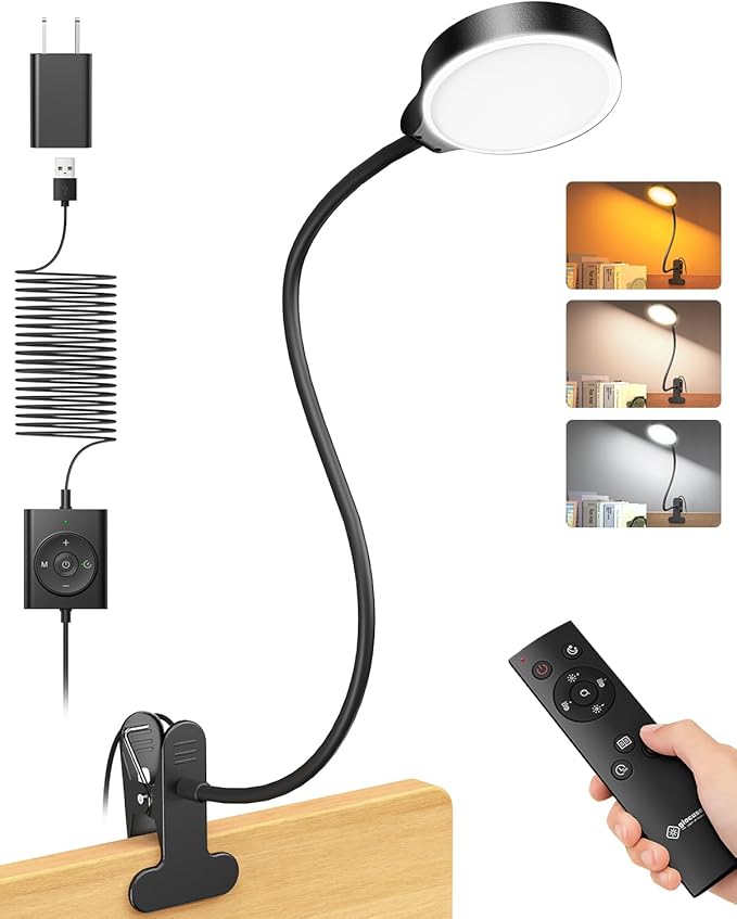 Glocusent 5W 36 LED Reading Clip on Light by GLOCUSENT