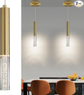 2 Pack Minimalist Kitchen Island Pendant Lights, Bubble Acrylic, Adjustable by Daoseolo