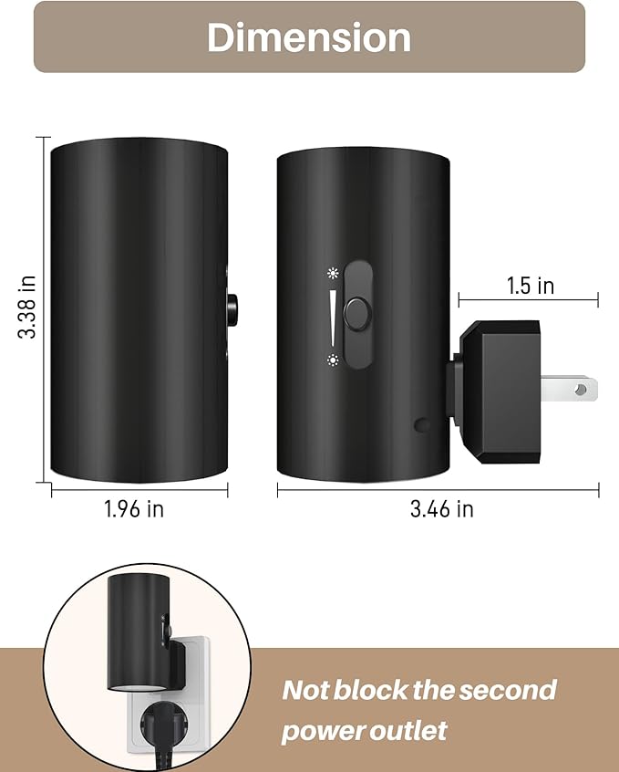 Night Lights Plug into Wall, LED Plug in Night Light, Dusk to Dawn Light Sensor - Image 6