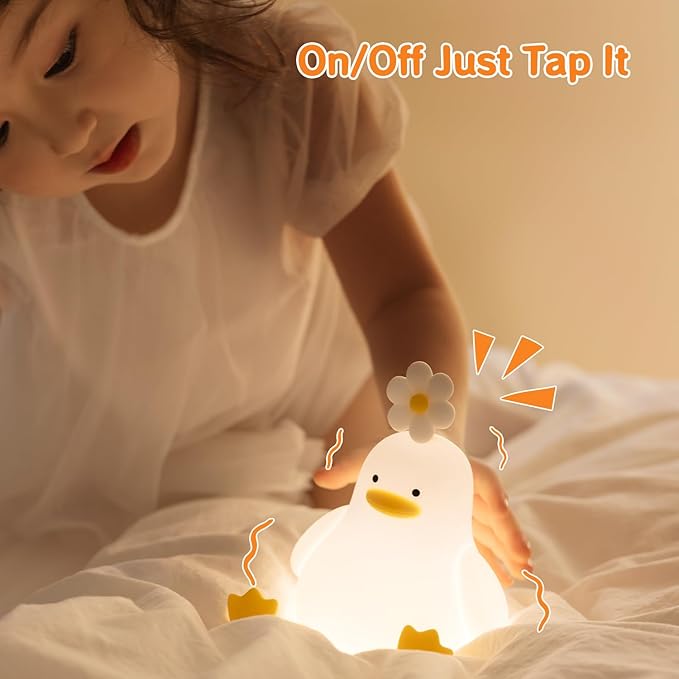 Cute Duck Night Light for Baby, Ambient Nursery Nightlight, Soothing Lamp 3 - Image 6