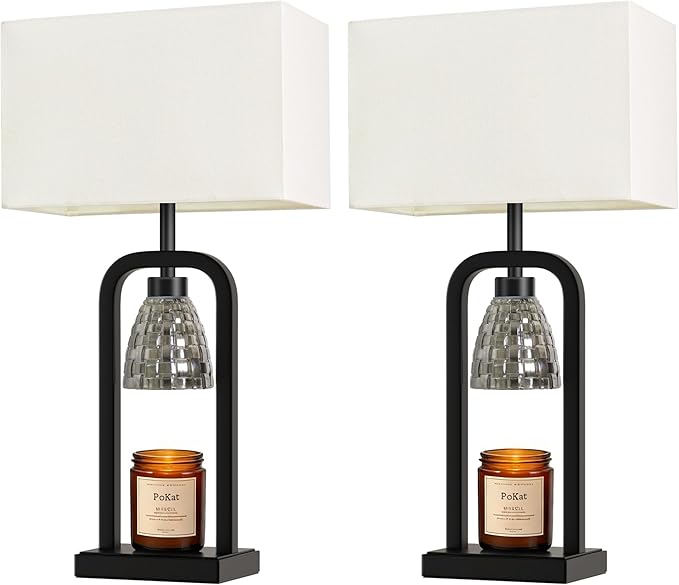 PoKat Table Lamps with Candle Warmer - Image 7