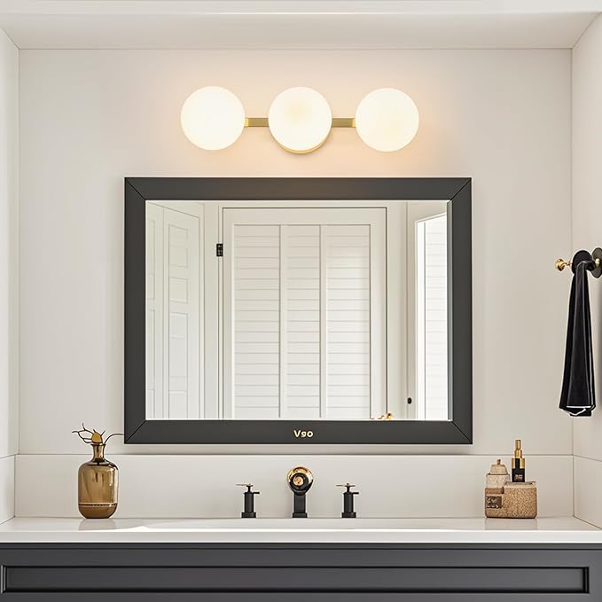 Bathroom Vanity Mirror Light Fixtures: 3 Lights Bath Wall Sconce Lighting - Image 5