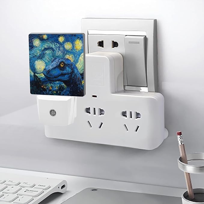 Lights by Night Decorative LED Night Light, Starry Night Funny Dinosaur Night - Image 7
