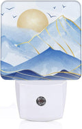 Led Night Light, Mountains Sunrise Decorative Plug in Nightlights, by Unknown