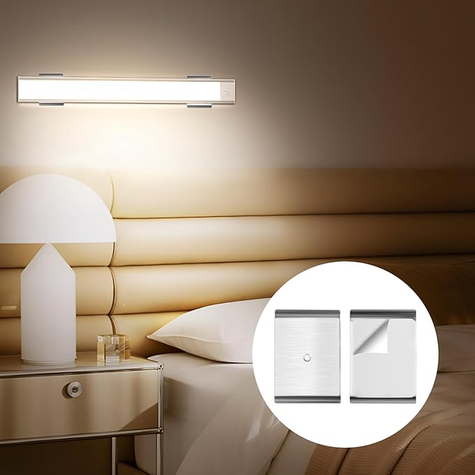 12Pcs Under Cabinet Light Metal Adhesive Strips, Replacement Iron Plate Sticky - Image 4