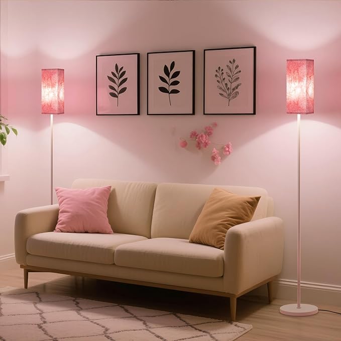 Floor Lamp, Pole Lamp with Foot Switch, Modern Standing Lamp, Minimalist - Image 5