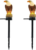 Eagle Figurine Garden Solar Stake Light Eagle Solar Lights Outdoor Decorative by chuangfengcrafts