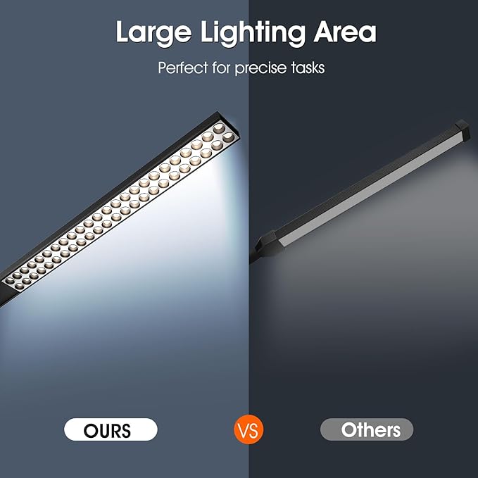 77"LED Floor Lamp, 80W Black Modern Free-Standing Lamp, 8000LM Dimmable High - Image 5