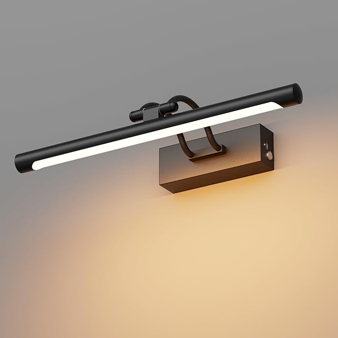 Cordless Picture Light with Remote, Battery Operated Wall Sconce by LightUpYourLife