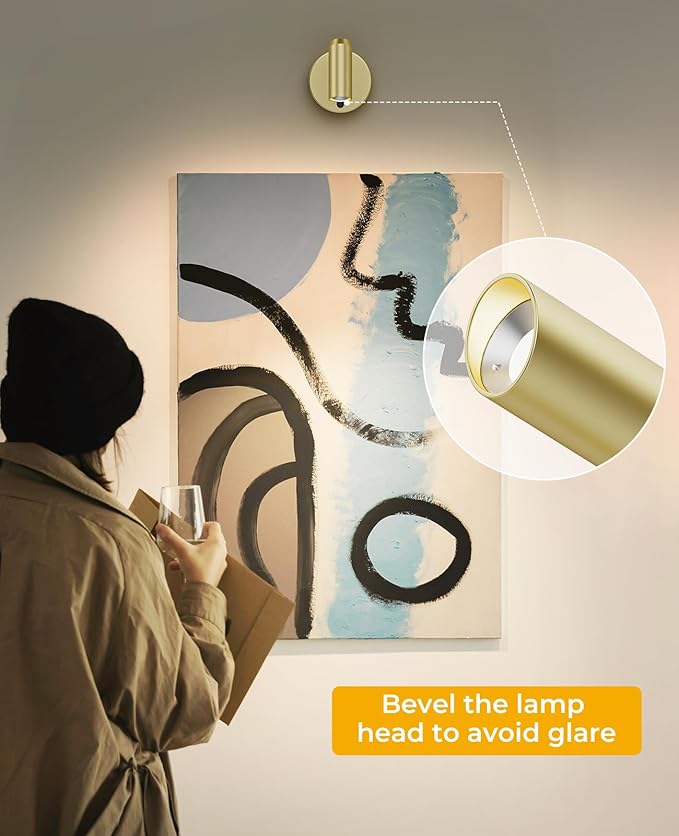 Picture Light for Wall, Battery Operated Art Light for Paintings CCT Dimmable - Image 2