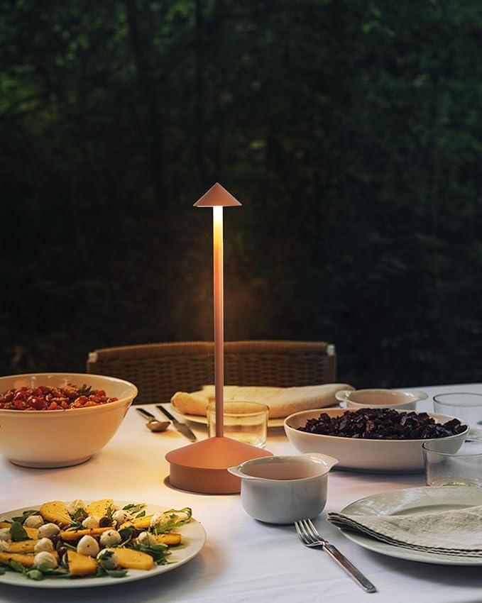 LED Cordless Table Lamps Set of 2, Portable Rechargeable 6000mAh Outdoor - Image 3
