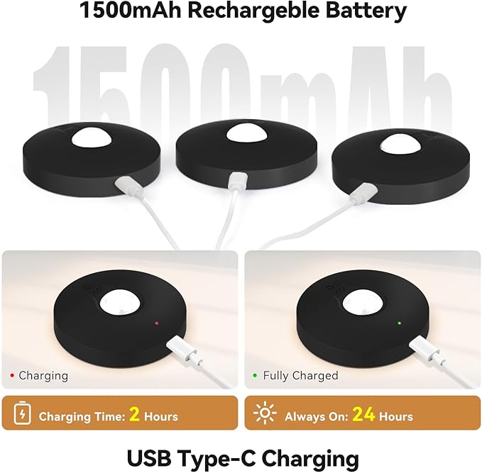 Yiliaw Rechargeable Puck Lights - Image 7