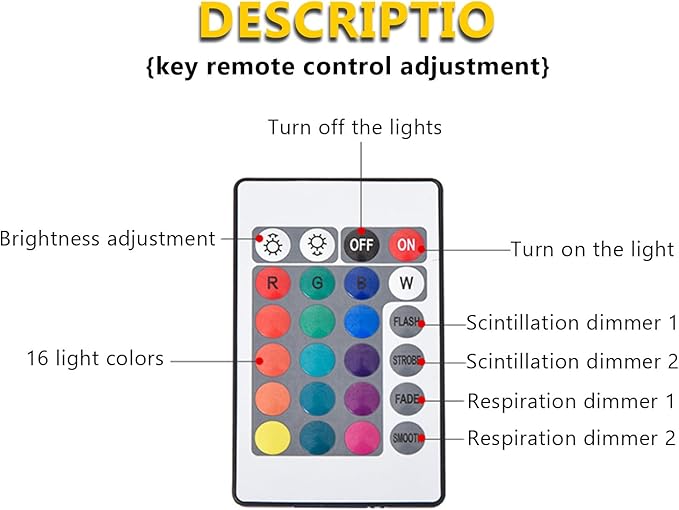 Ocean Wave Projector Light, 16-Color Luminorthe Cube Lamp & App Remote - Image 7