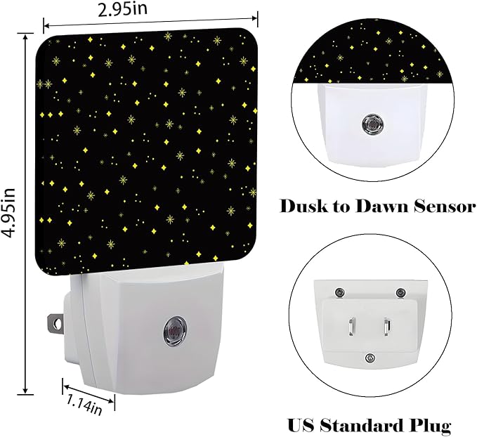 Shining Stars Night Light, Plug-in Night Lights - Image 2
