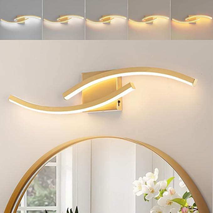 23.62 inch Vanity Light for Bathroom Lighting Fixtures Over Mirror Dimmable by HLILCEH-Lighting