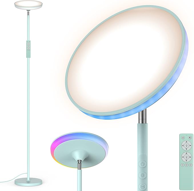 Bright Floor Lamp for Living Room, 42W LED Room Lights by WOWLUMENOFFICIAL