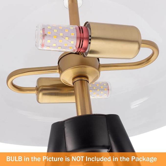 21-inch Tall Metal Table Lamp, Mid Century Side Table Lamp - Image 7