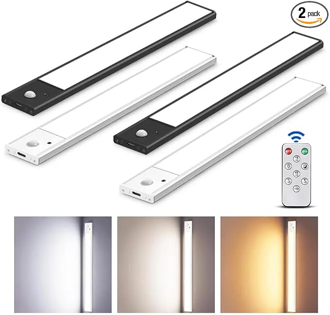 13-inch Wireless Under Cabinet Lighting, Motion Sensor LED Lights, USB-C by Unknown