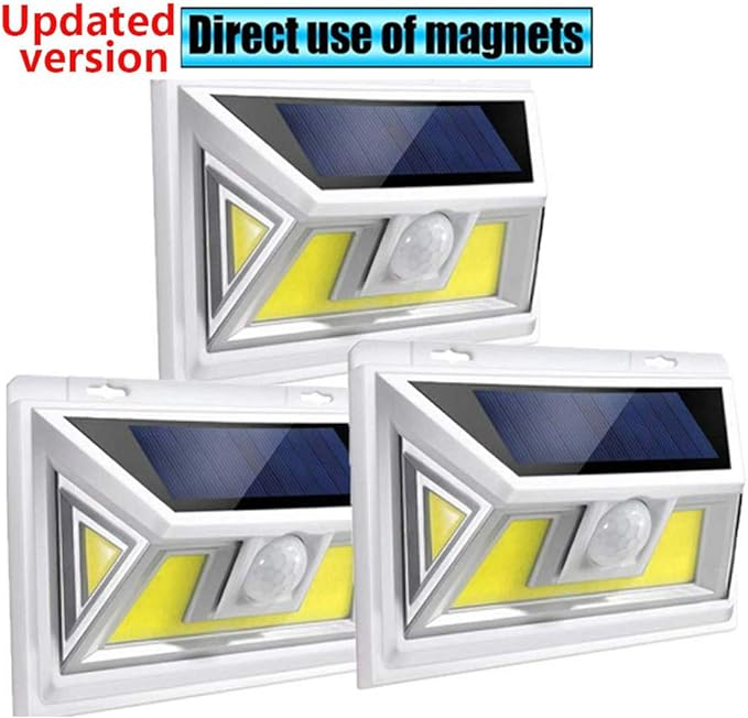 Upgrade with Magnet 3Pack Solar Motion Sensor Lights, Ultra Bright Outdoor - Image 7