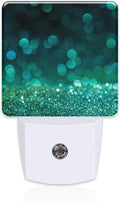 Green Gold Glitter Night Light by sndheke