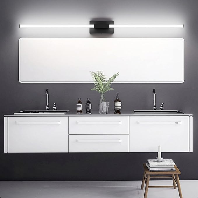 Ralbay 59inch Matte Black Vanity Light - Image 6