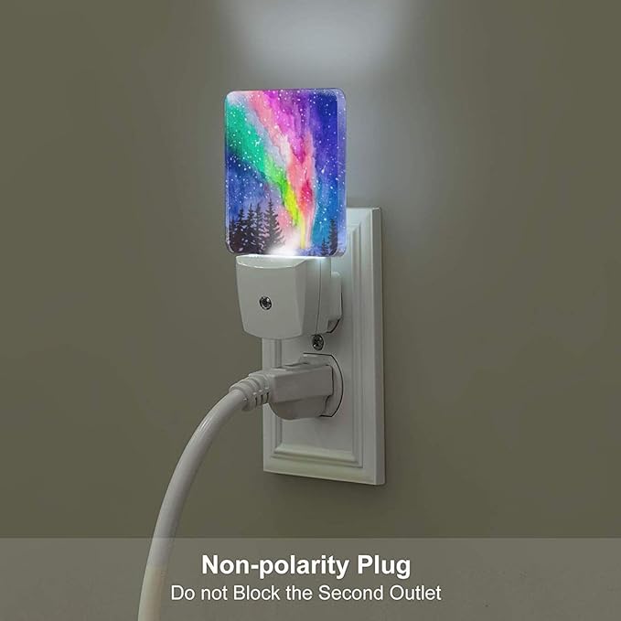 Northern Lights Night Light, Plug-in Nightlights Auto Sensor Night Lamp Dusk to - Image 5
