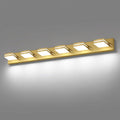 SineRise LED Modern Bathroom Vanity Light Fixtures, Brass Modern Acrylic by SINERISELIGHTING