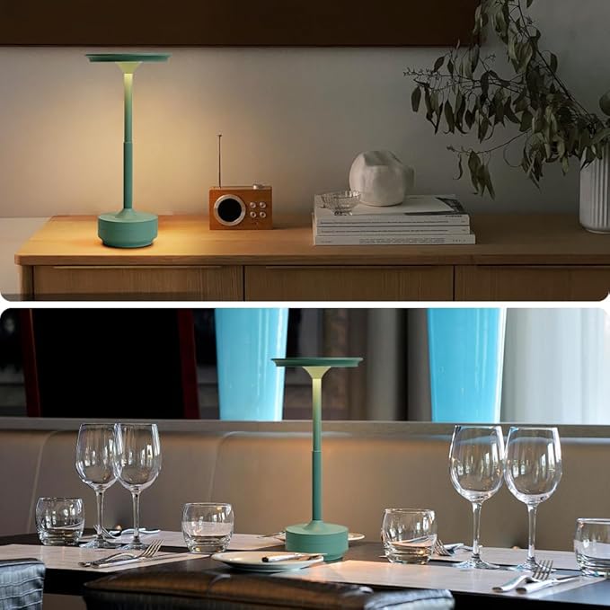 EJQ Cordless Table Lamp Set of 2, Rechargeable Portable LED Bedside Touch Lamp - Image 2