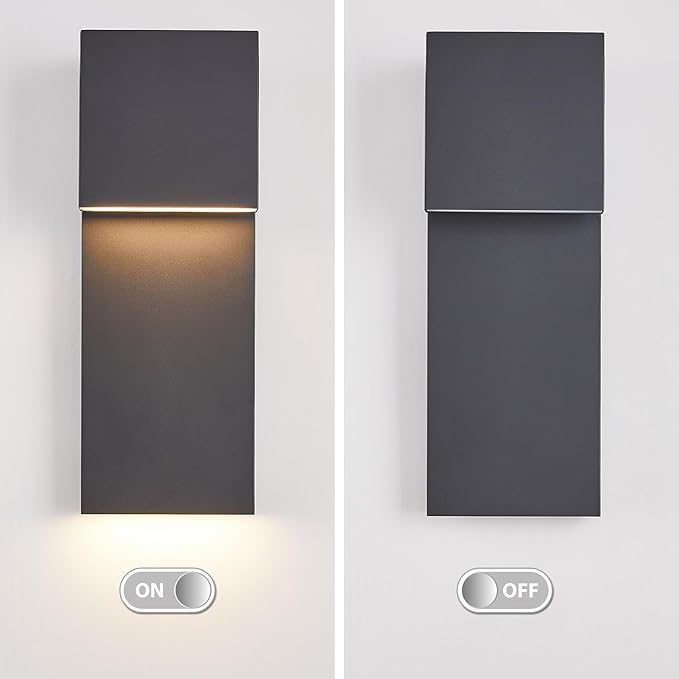 Modern LED Outdoor Wall Sconce 17W Integrated LED Outdoor Wall Mount, Anti Rust - Image 7
