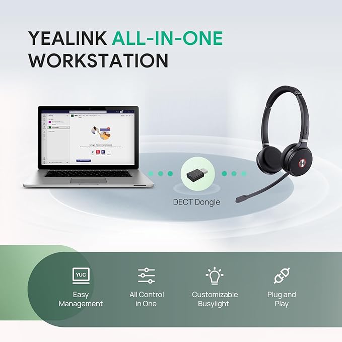 Yealink WH62 Portable Wireless Headset - Image 4