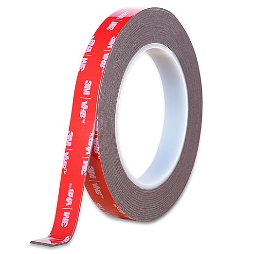 Double Sided Tape Heavy Duty, Waterproof Mounting Foam Tape, 16.5ft Length by Couzeely