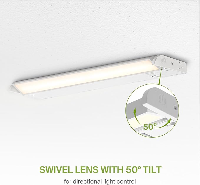 ASD Swivel LED Under Cabinet Lighting, 32 Inch 16W, Hardwired or Plug-in - Image 4