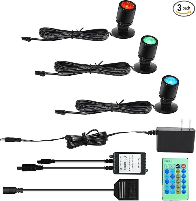 Taysing Color LED Spot Light Indoor Little Mini Spotlight Accent Lights by Highqualitylightingproducts